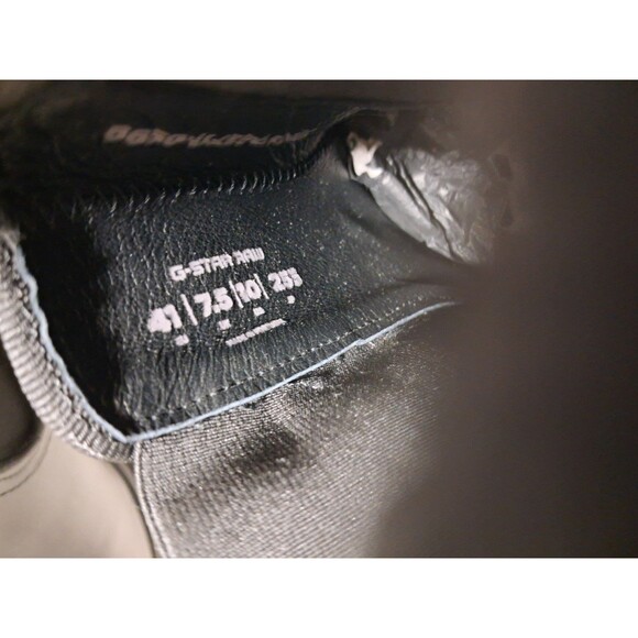 G-Star Raw Blake Chelsea Leather Boots Women's sz 10 Black Rare Style - Picture 16 of 16